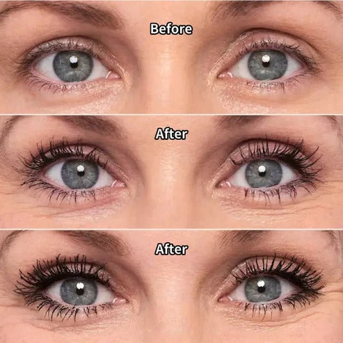 All-Day Beautiful Lashes, Smudge-Proof! Waterproof Fiber Mascara for Natural Volume.