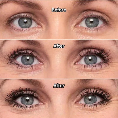 All-Day Beautiful Lashes, Smudge-Proof! Waterproof Fiber Mascara for Natural Volume.