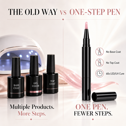 3-in-1 One-Step Gel Nail Pen