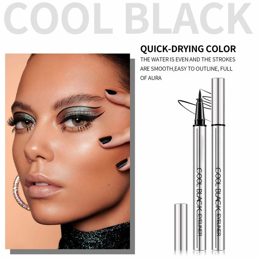 Waterproof & Smudge-Proof Precision Liquid Eyeliner Pen